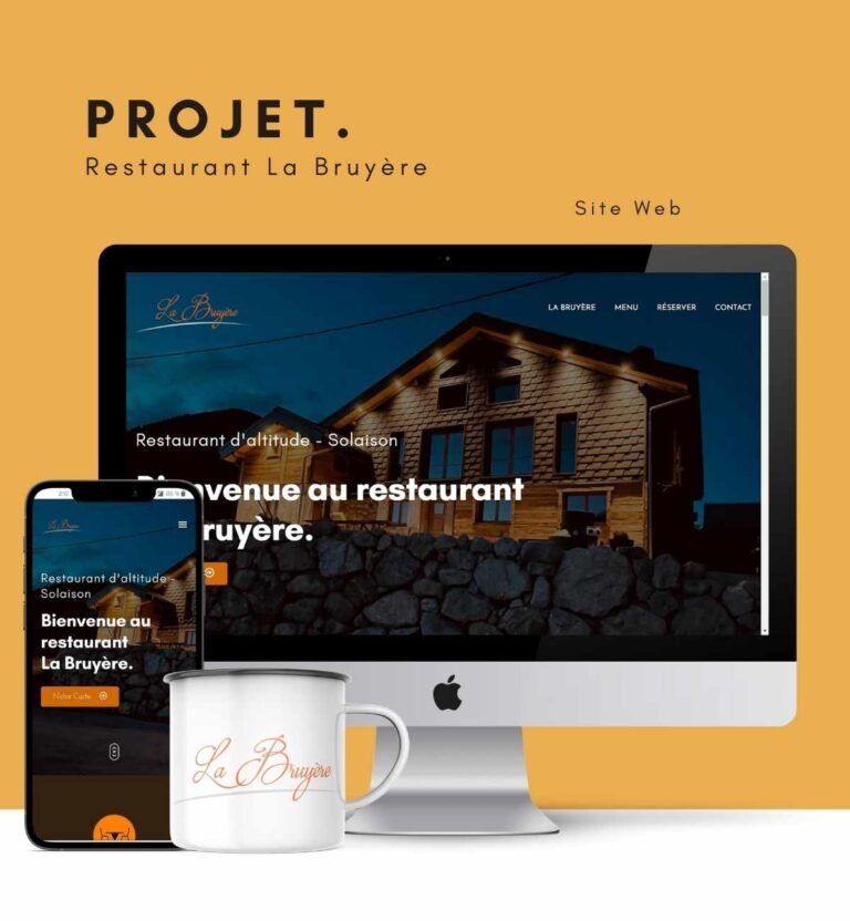 Portfolio Arve webdesign Restaurant la Bruyère